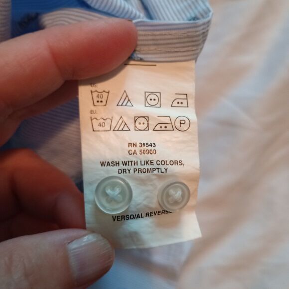 Tommy Hilfiger Men's L/S Button Up Slim Fit Shirt L 16 34/35 Lobster Print - Picture 5 of 7